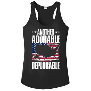 Another Adorable Deplorable Pro Trump Ladies PosiCharge Competitor Racerback Tank