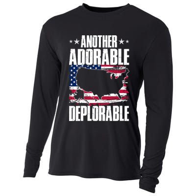 Another Adorable Deplorable Pro Trump Cooling Performance Long Sleeve Crew