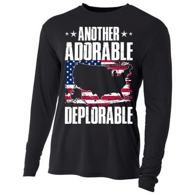 Another Adorable Deplorable Pro Trump Cooling Performance Long Sleeve Crew