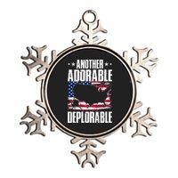 Another Adorable Deplorable Pro Trump Metallic Star Ornament