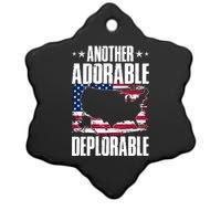 Another Adorable Deplorable Pro Trump Ceramic Star Ornament