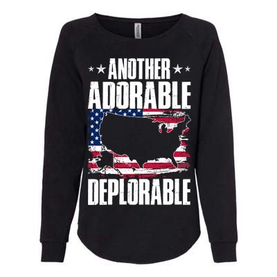 Another Adorable Deplorable Pro Trump Womens California Wash Sweatshirt