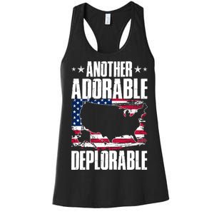 Another Adorable Deplorable Pro Trump Women's Racerback Tank