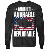 Another Adorable Deplorable Pro Trump Tie-Dye Long Sleeve Shirt