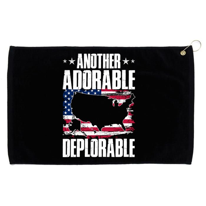 Another Adorable Deplorable Pro Trump Grommeted Golf Towel