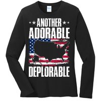 Another Adorable Deplorable Pro Trump Ladies Long Sleeve Shirt