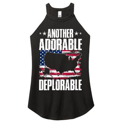 Another Adorable Deplorable Pro Trump Women's Perfect Tri Rocker Tank