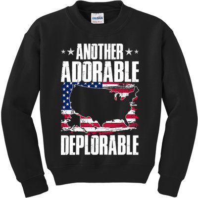 Another Adorable Deplorable Pro Trump Kids Sweatshirt