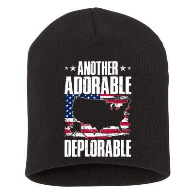 Another Adorable Deplorable Pro Trump Short Acrylic Beanie