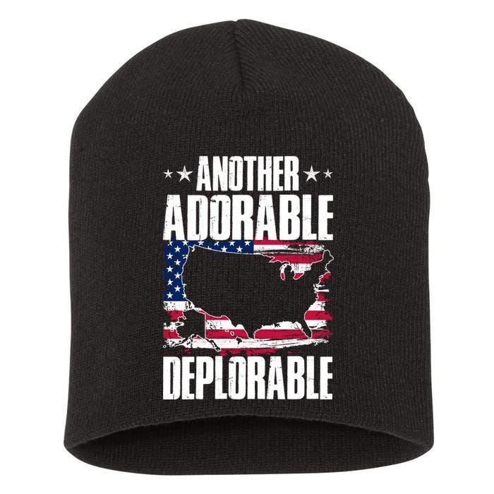 Another Adorable Deplorable Pro Trump Short Acrylic Beanie