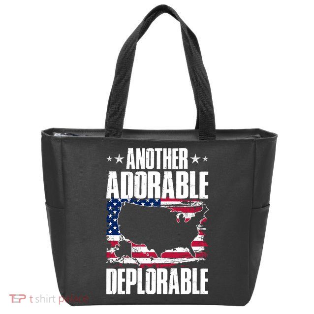 Another Adorable Deplorable Pro Trump Zip Tote Bag