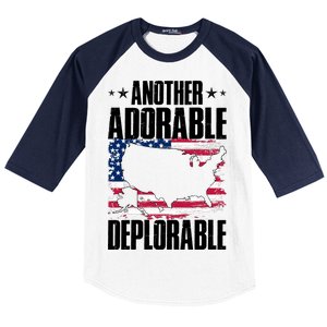 Another Adorable Deplorable Pro Trump Baseball Sleeve Shirt