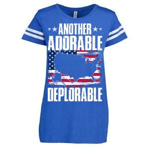 Another Adorable Deplorable Pro Trump Enza Ladies Jersey Football T-Shirt