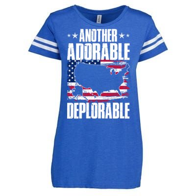 Another Adorable Deplorable Pro Trump Enza Ladies Jersey Football T-Shirt