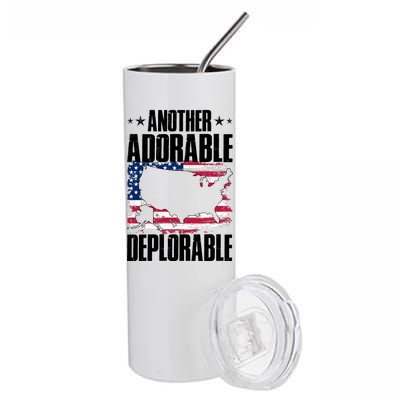 Another Adorable Deplorable Pro Trump Stainless Steel Tumbler