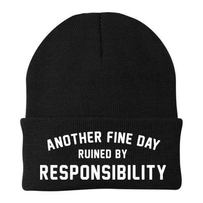 Another Fine Day Ruined By Responsibility Beanie