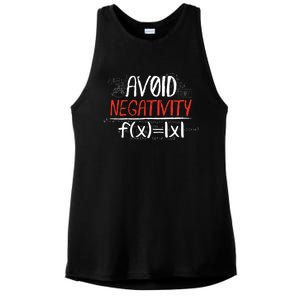 Avoid Negativity Positive Life Gift Ladies PosiCharge Tri-Blend Wicking Tank