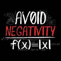 Avoid Negativity Positive Life Gift Drawstring Bag