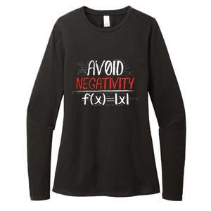 Avoid Negativity Positive Life Gift Womens CVC Long Sleeve Shirt