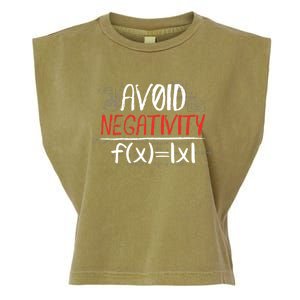 Avoid Negativity Positive Life Gift Garment-Dyed Women's Muscle Tee