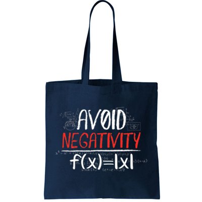 Avoid Negativity Positive Life Gift Tote Bag