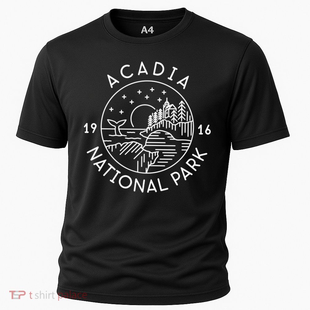 Acadia National Park 1916 Maine Bar Harbor Performance Shirt
