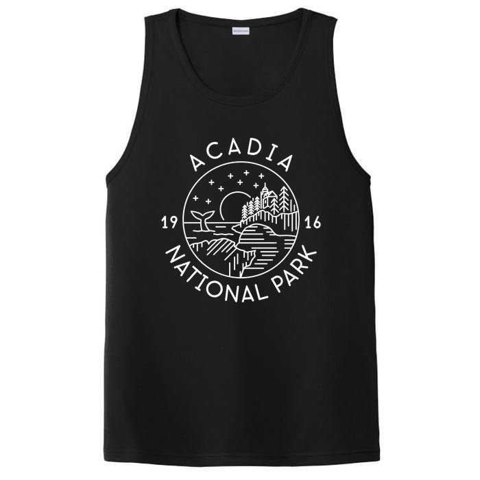 Acadia National Park 1916 Maine Bar Harbor PosiCharge Competitor Tank