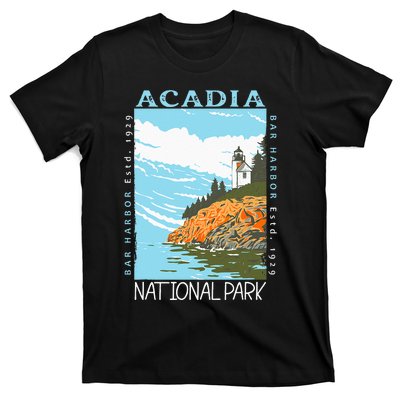 Acadia National Park Bar Harbor Maine Vintage T-Shirt