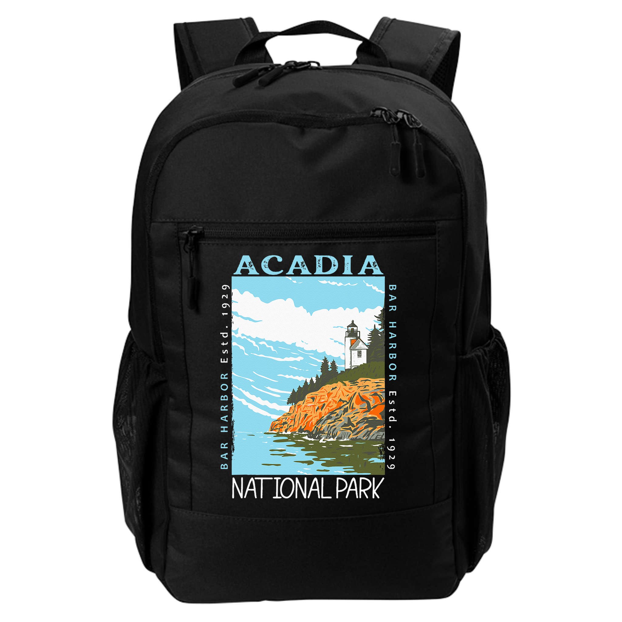 Acadia National Park Bar Harbor Maine Vintage Backpack