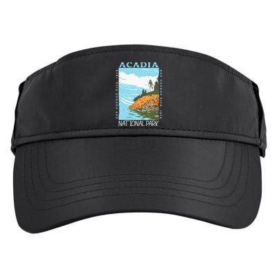 Acadia National Park Bar Harbor Maine Vintage Adult Drive Performance Visor