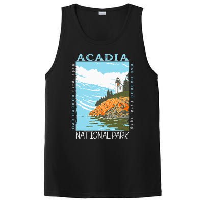 Acadia National Park Bar Harbor Maine Vintage PosiCharge Competitor Tank