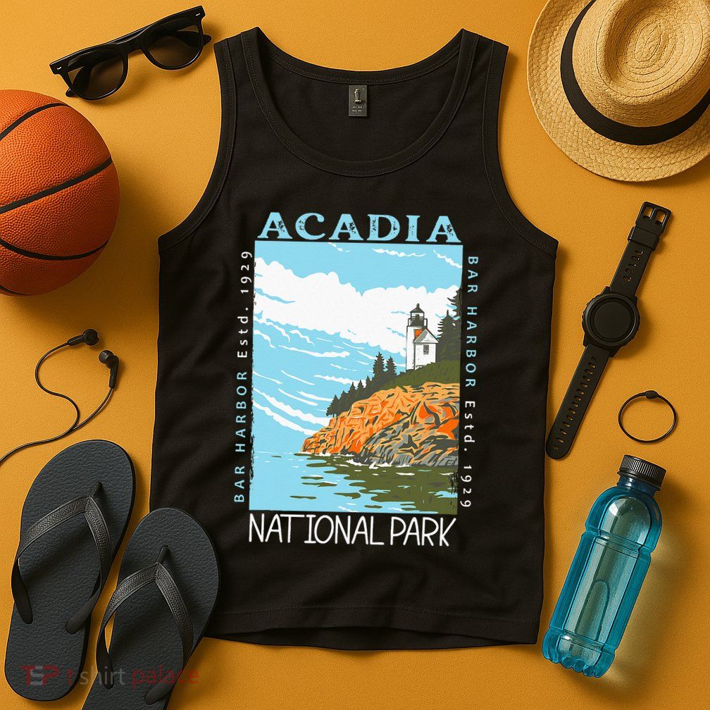 Acadia National Park Bar Harbor Maine Vintage Tank Top