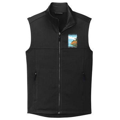 Acadia National Park Bar Harbor Maine Vintage Collective Smooth Fleece Vest