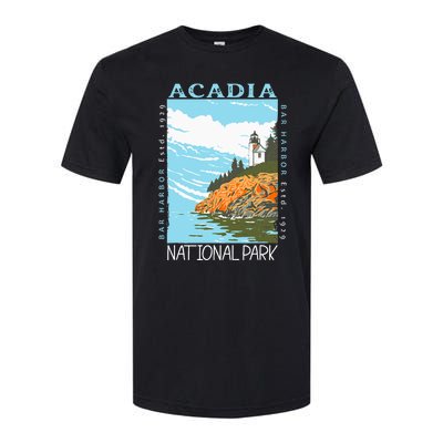 Acadia National Park Bar Harbor Maine Vintage Softstyle CVC T-Shirt