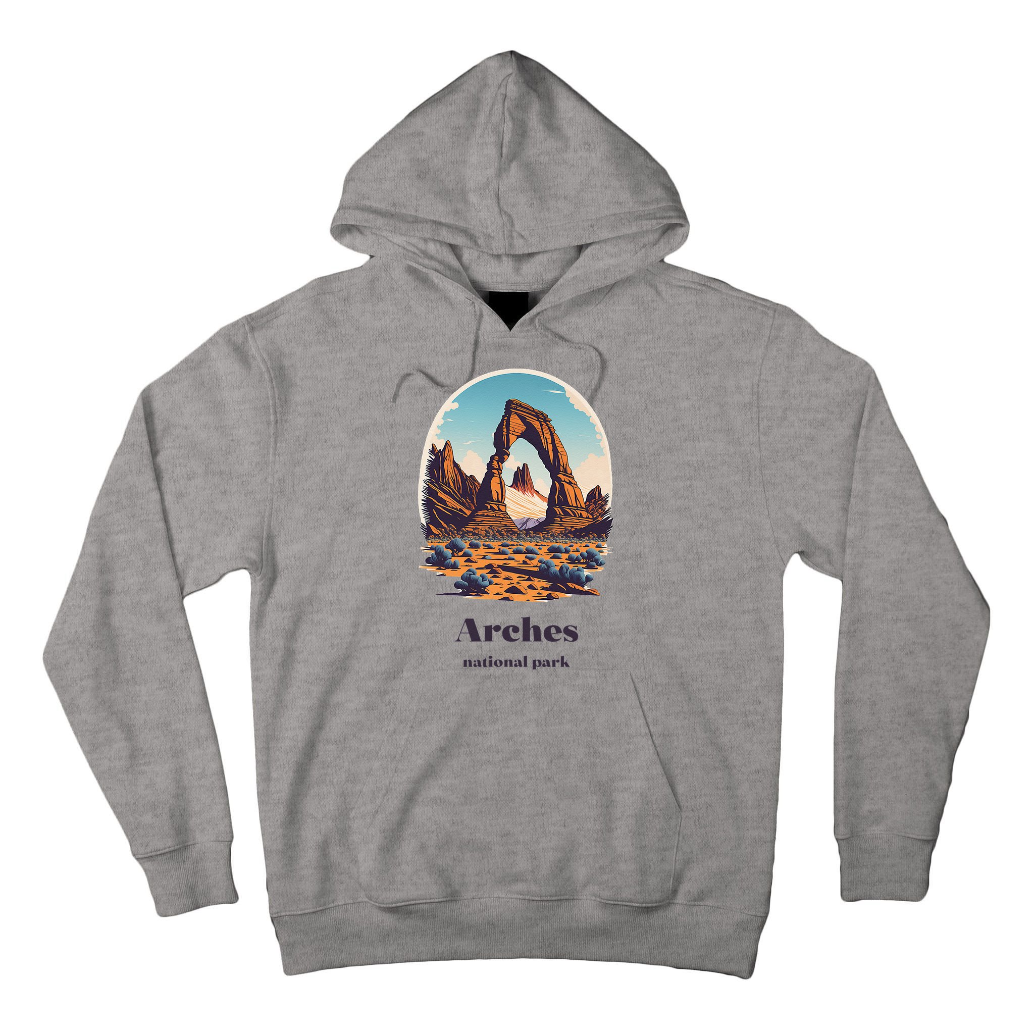 Arches National Park Utah Cool Vintage Style Tall Hoodie