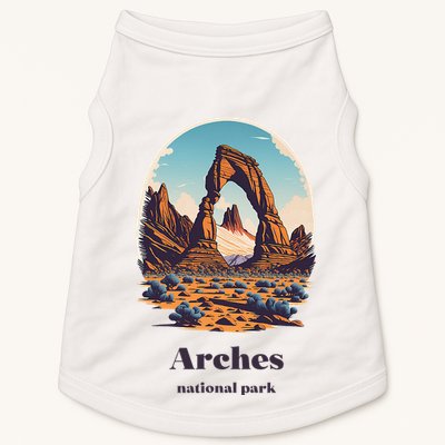 Arches National Park Utah Cool Vintage Style Doggie Tank