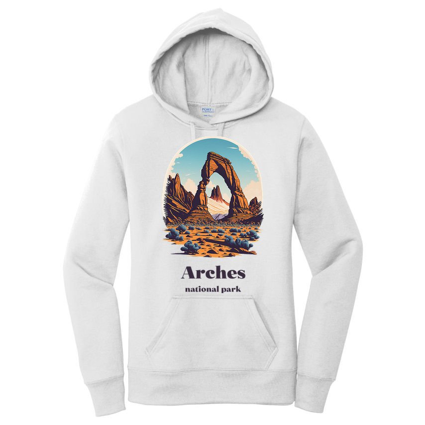 Arches National Park Utah Cool Vintage Style Women's Pullover Hoodie