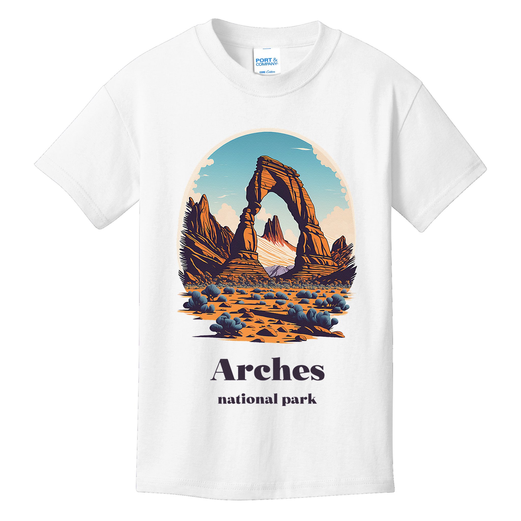 Arches National Park Utah Cool Vintage Style Kids T-Shirt