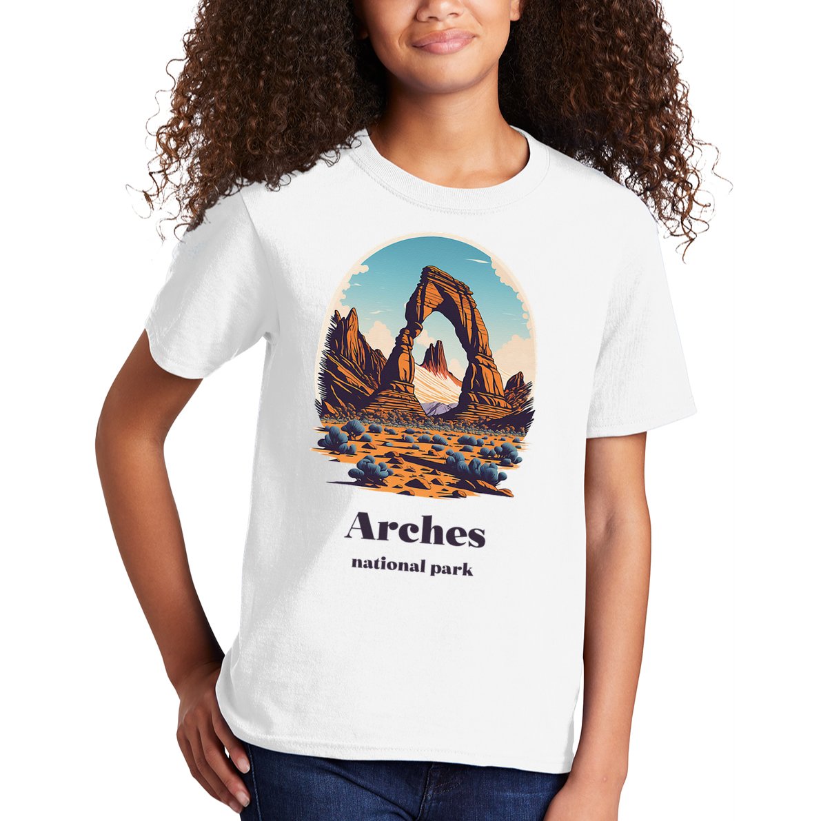 Arches National Park Utah Cool Vintage Style Kids T-Shirt