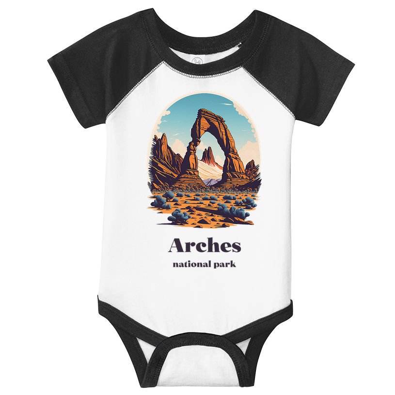Arches National Park Utah Cool Vintage Style Infant Baby Jersey Bodysuit
