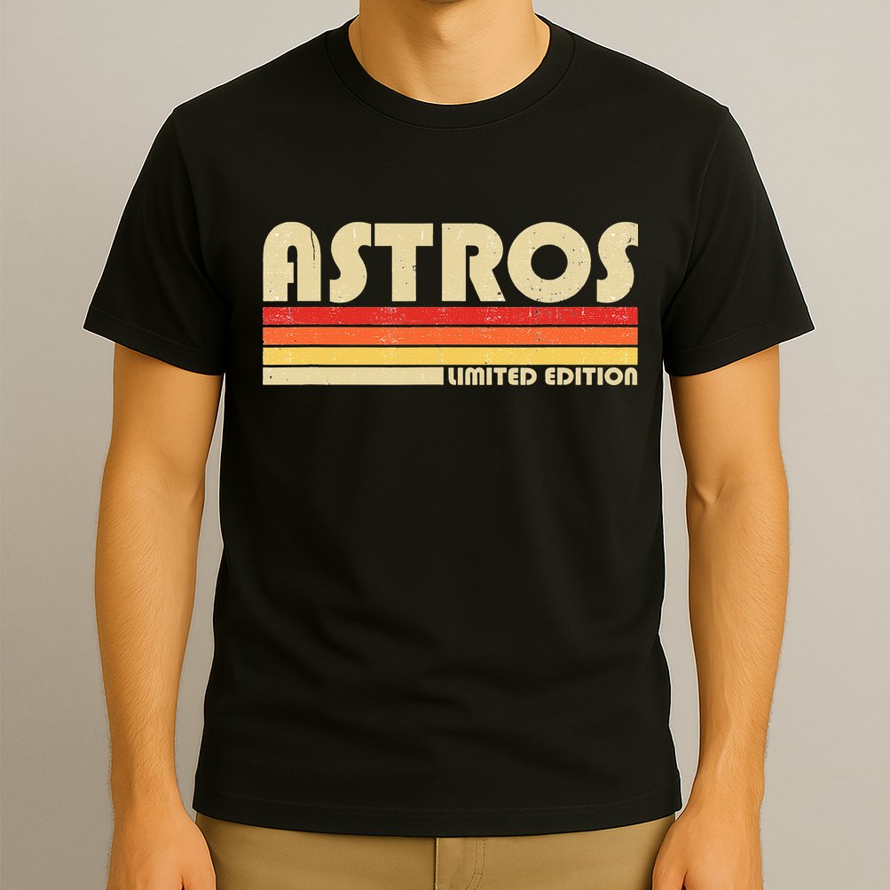 Astros Name Personalized Vintage Retro Gift T-Shirt
