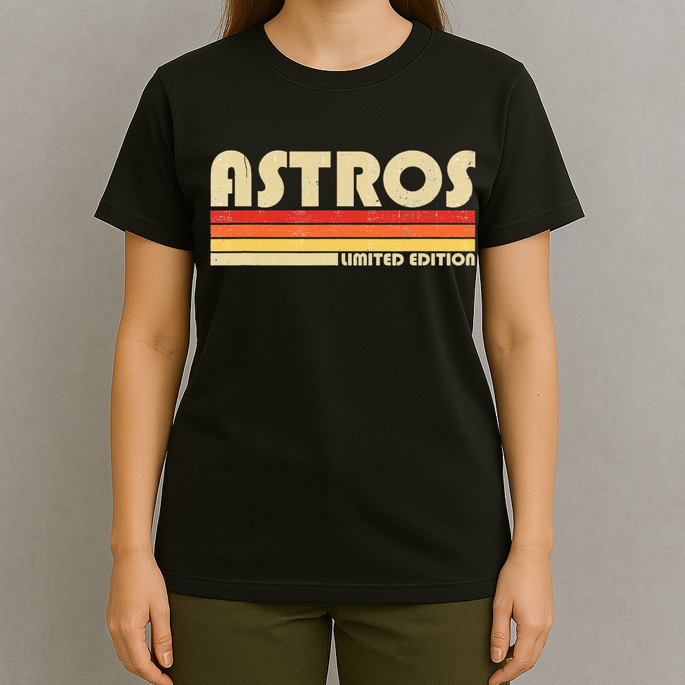 Astros Name Personalized Vintage Retro Gift T-Shirt