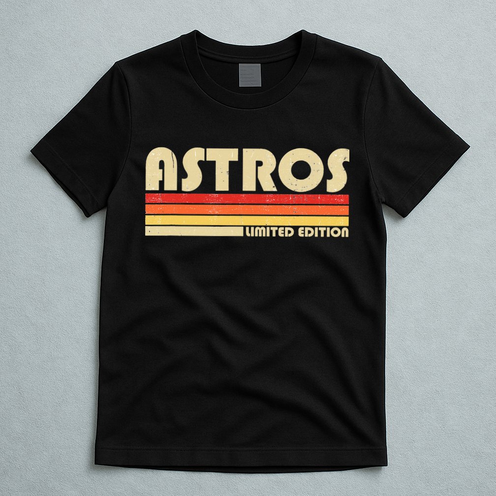 Astros Name Personalized Vintage Retro Gift T-Shirt