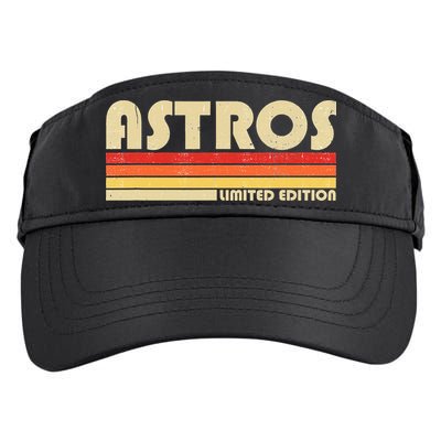 Astros Name Personalized Vintage Retro Gift Adult Drive Performance Visor