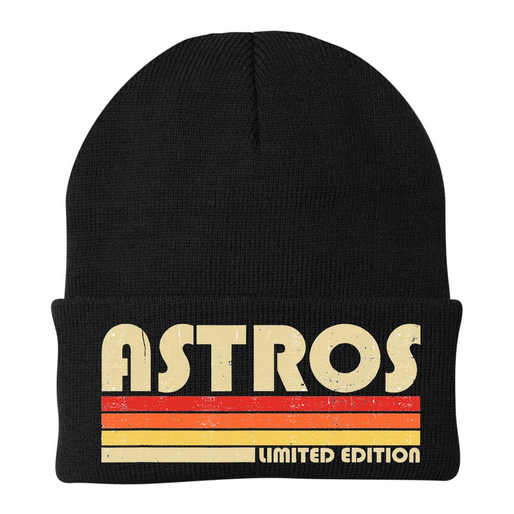 Astros Name Personalized Vintage Retro Gift Beanie