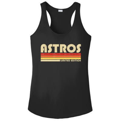 Astros Name Personalized Vintage Retro Gift Ladies PosiCharge Competitor Racerback Tank