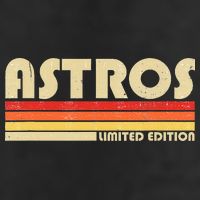 Astros Name Personalized Vintage Retro Gift Golf Towel