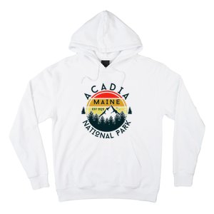 Acadia National Park Maine Mountains Nature Hiking Retro Hoodie