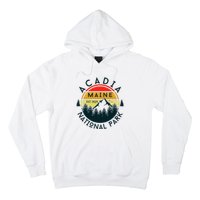 Acadia National Park Maine Mountains Nature Hiking Retro Hoodie