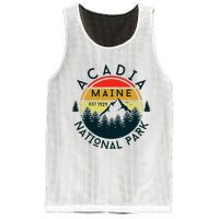 Acadia National Park Maine Mountains Nature Hiking Retro Mesh Reversible Basketball Jersey Tank